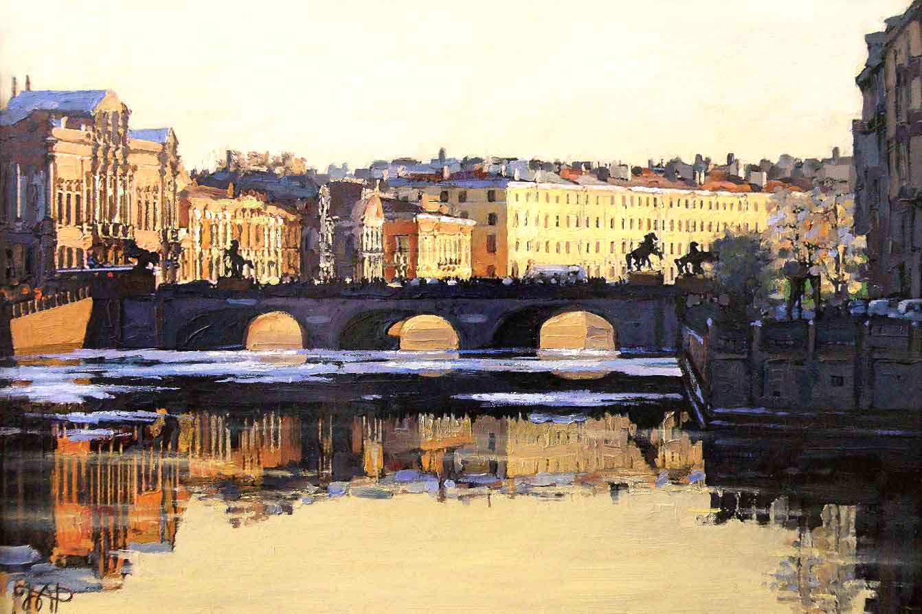 Картина Аничков мост