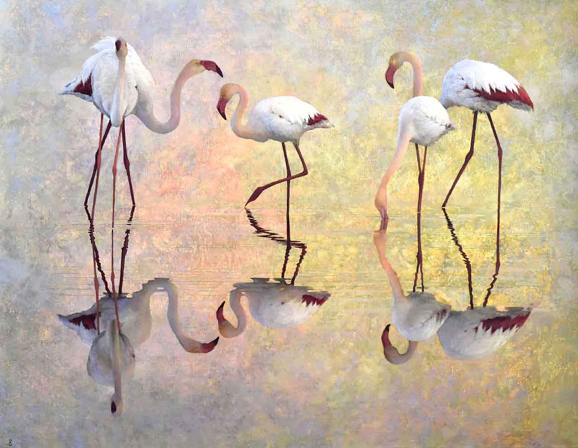 Картина Фламинго