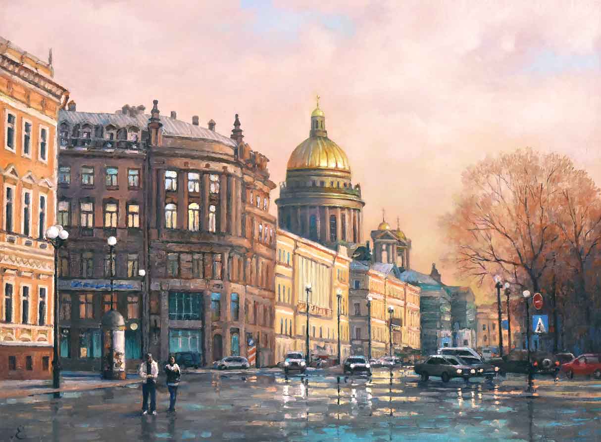 картина вид Санкт-Петербурга