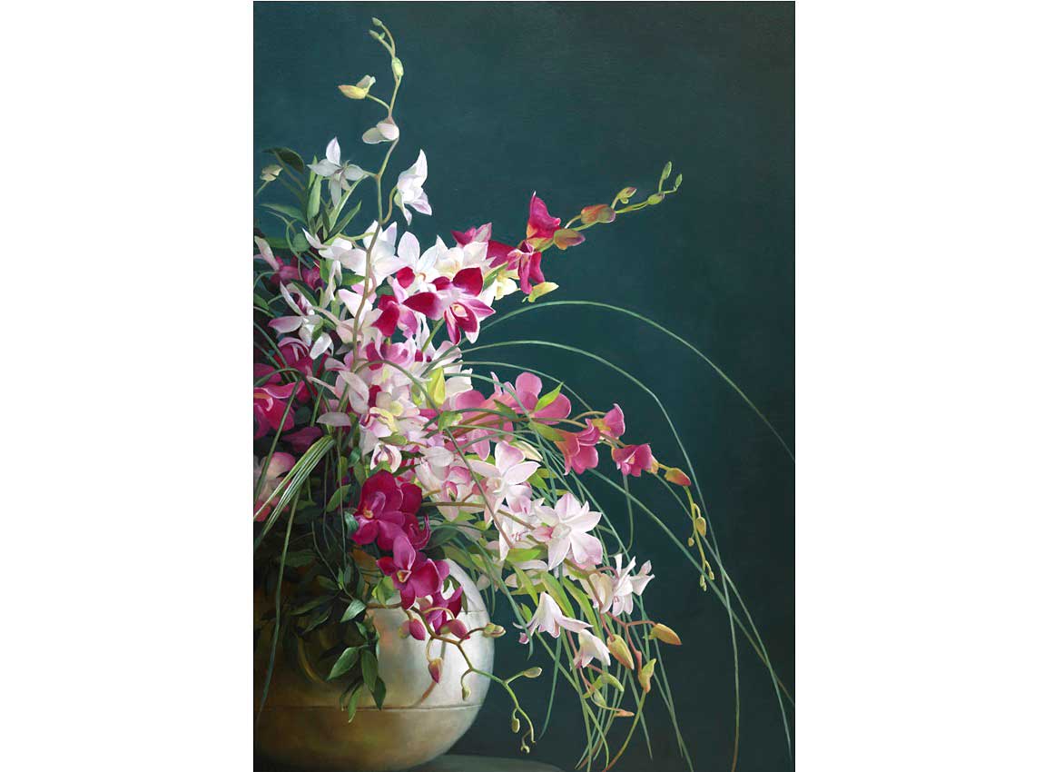 Картина Орхидеи художника Елены Бартеневой